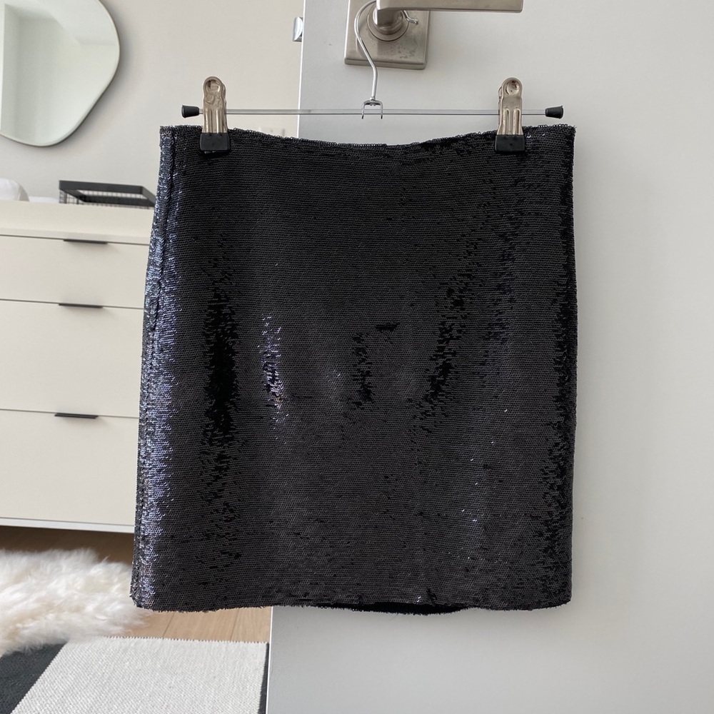 IRO Sequin Mini Skirt